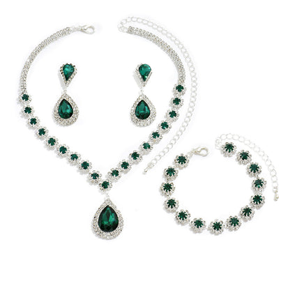 Ensemble complet de trois bijoux pour mariées | Or