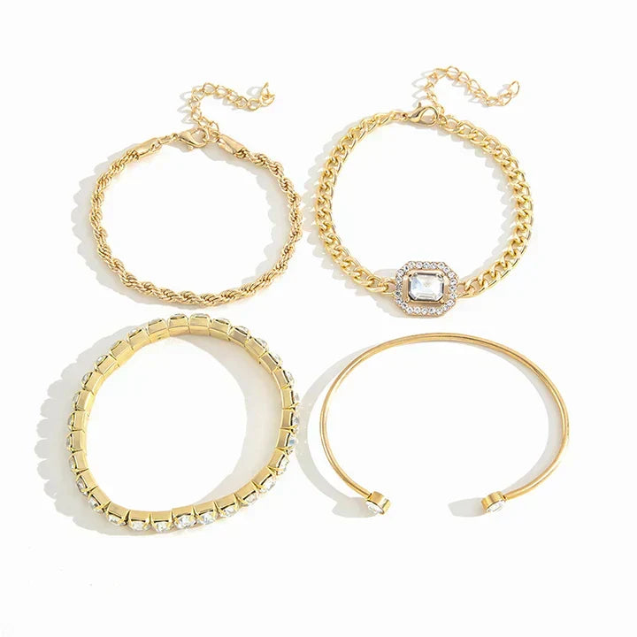 Ensemble de bracelets Domitille Calvine | Or