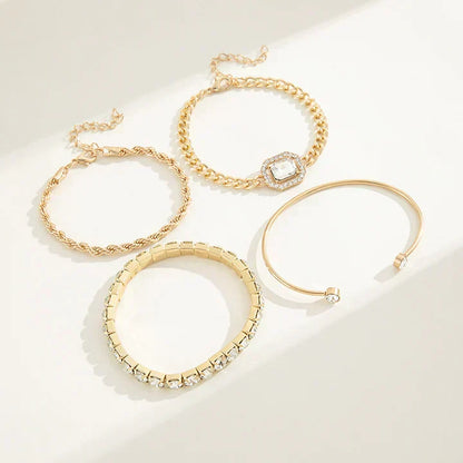 Ensemble de bracelets Domitille Calvine | Or blanc