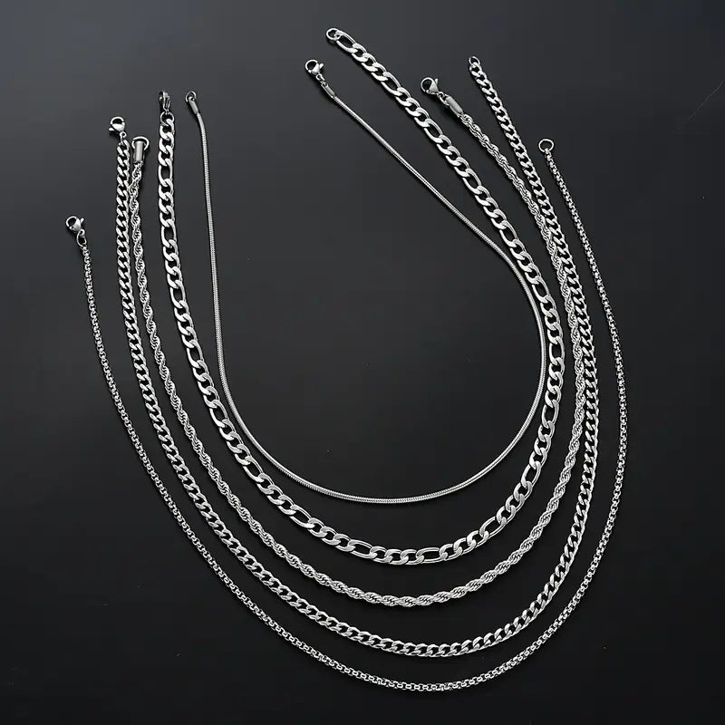 Ensembles de chaînes de luxe en acier inoxydable tressé | Or