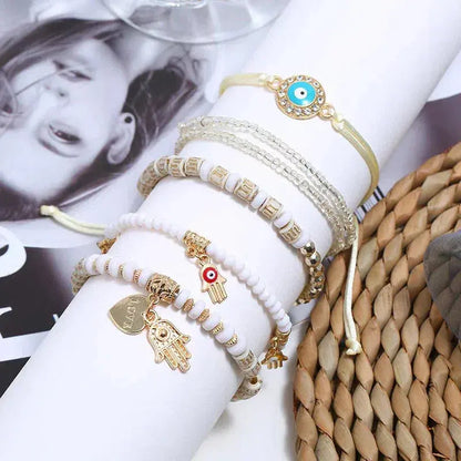 Set de bracelets hamsa | Or